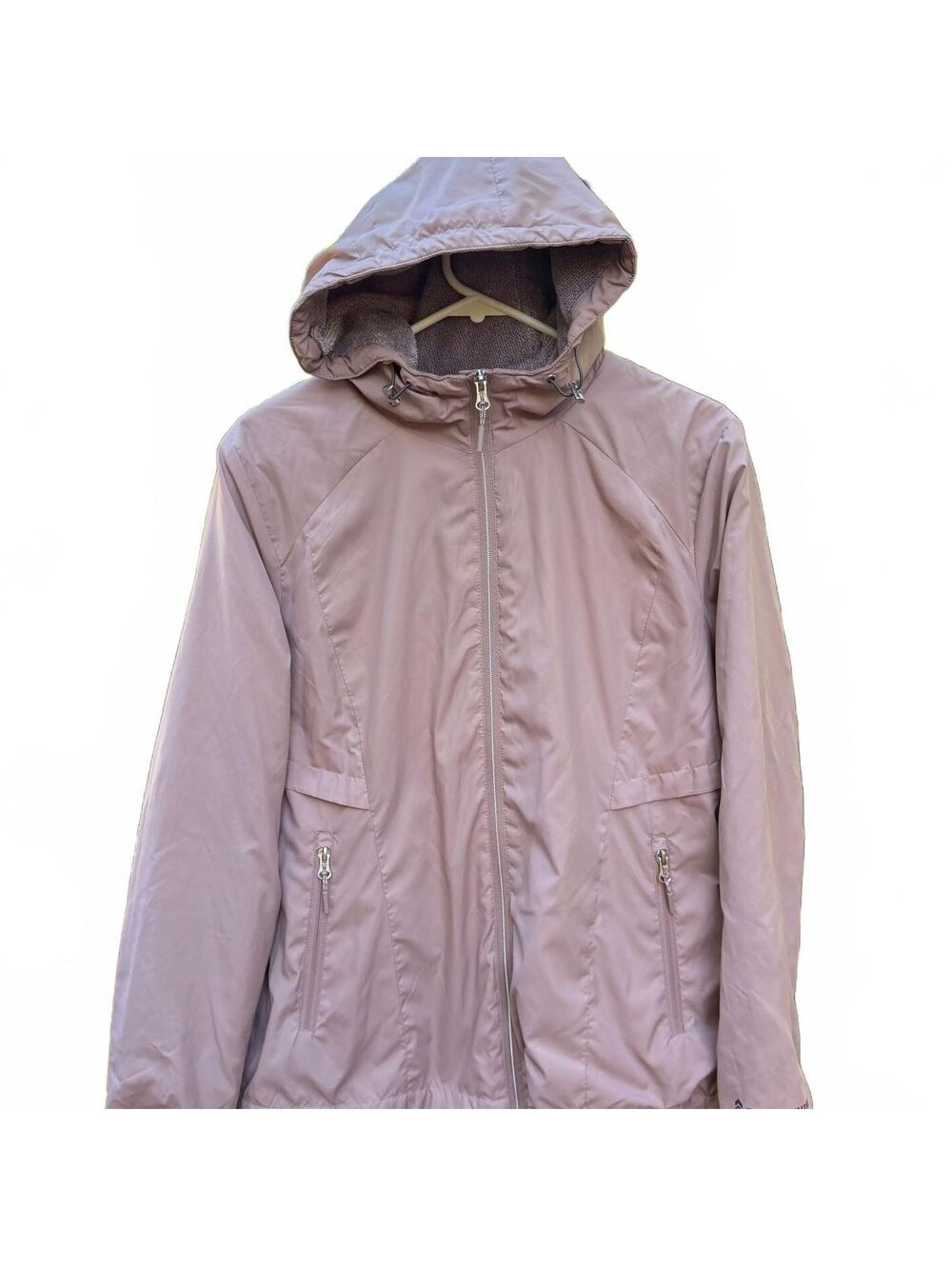 Wmn's Largr Free Country Light Pink Hooded Jacket